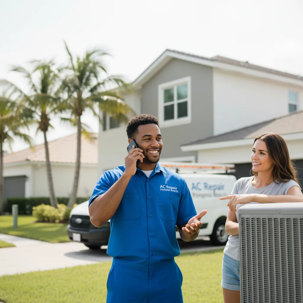 AC Repair Pompano Beach customer support in Wallis
